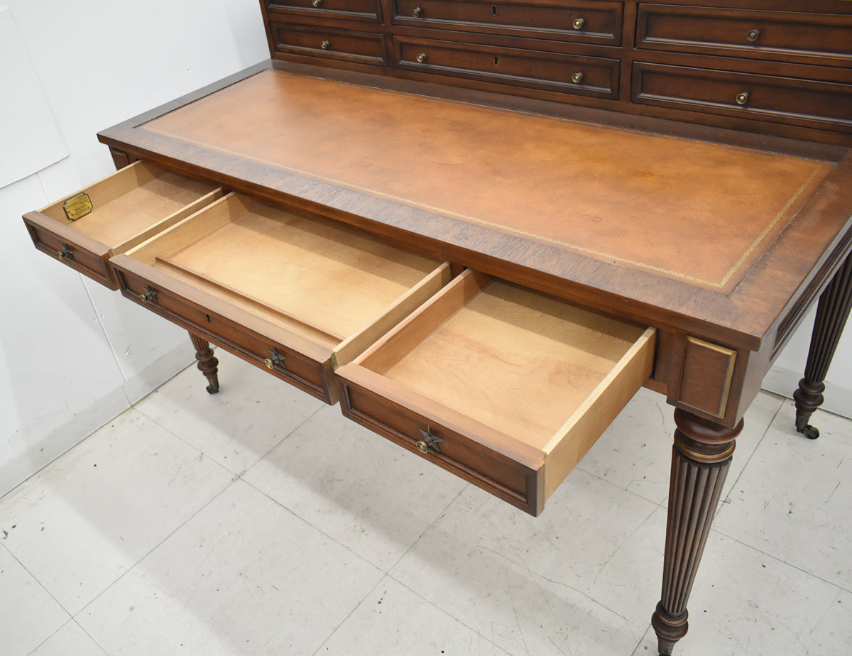 【中古】ドレクセルヘリテイジ　ライティングデスク　アンティーク　幅1345　木製　2026011602【中古オフィス家具】