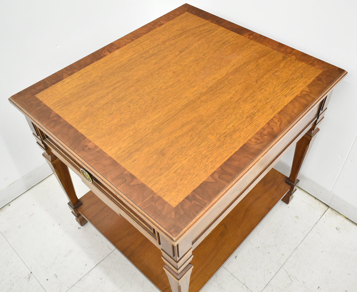 【中古】ドレクセルヘリテイジ　フランチェスカ　エンドテーブル　サイドテーブル　幅585　木製　2026011603【中古オフィス家具】
