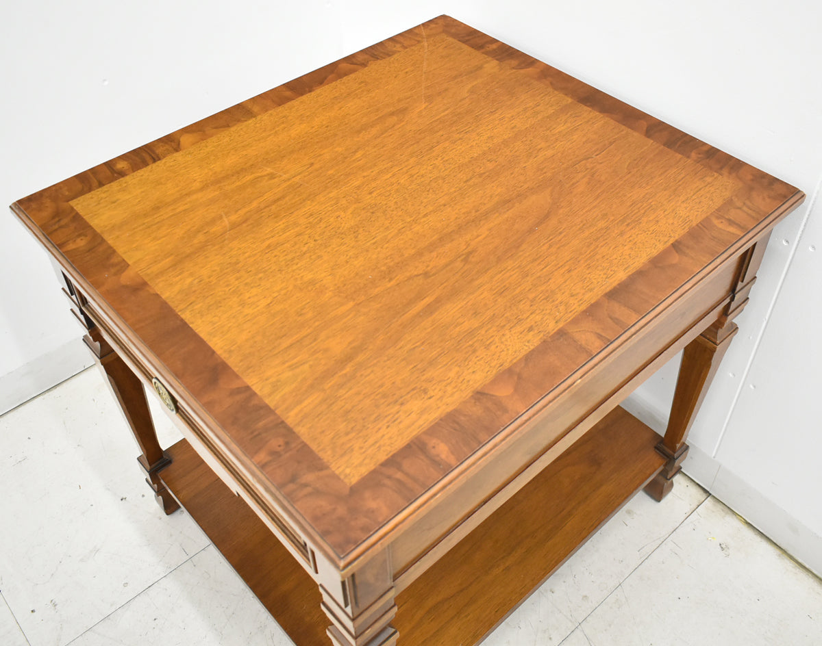 【中古】ドレクセルヘリテイジ　フランチェスカ　エンドテーブル　サイドテーブル　幅585　木製　2026011604【中古オフィス家具】