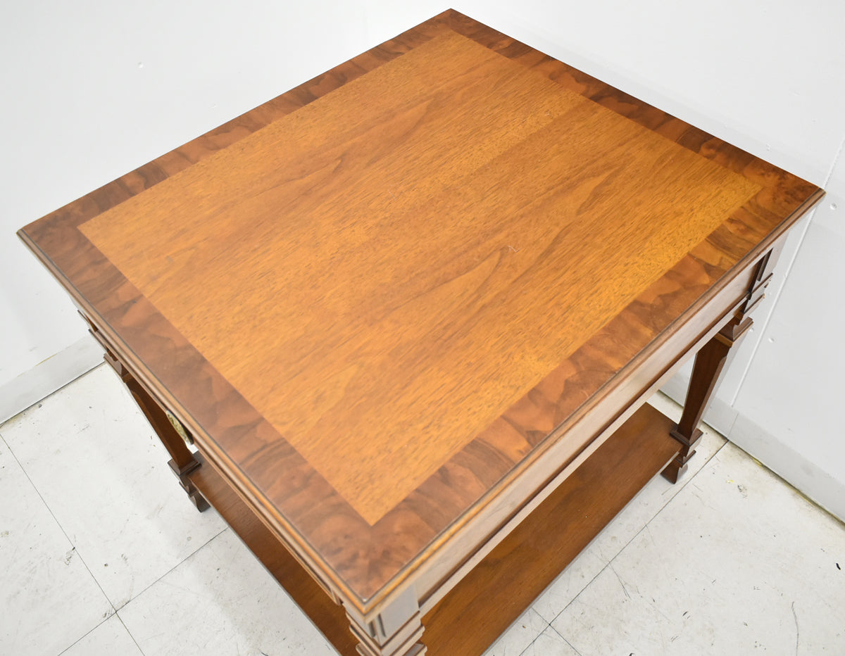 【中古】ドレクセルヘリテイジ　フランチェスカ　エンドテーブル　サイドテーブル　幅585　木製　2026011605【中古オフィス家具】