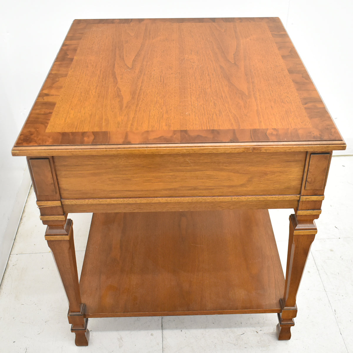 【中古】ドレクセルヘリテイジ　フランチェスカ　エンドテーブル　サイドテーブル　幅585　木製　2026011605【中古オフィス家具】
