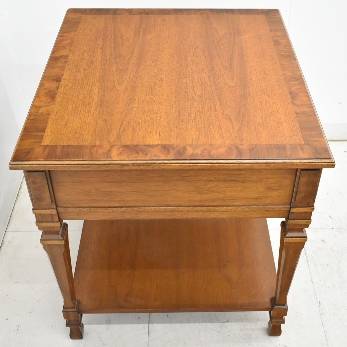 【中古】ドレクセルヘリテイジ　フランチェスカ　エンドテーブル　サイドテーブル　幅585　木製　2026011607【中古オフィス家具】