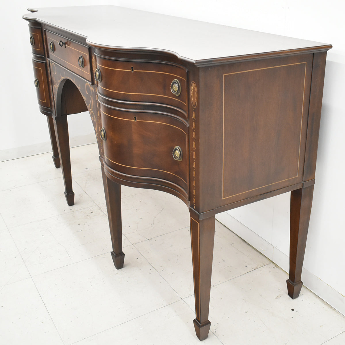 【中古】ドレクセルヘリテイジ　コヴィントンパークコレクション　サイドボード　幅1845　木製　2026011705【中古オフィス家具】