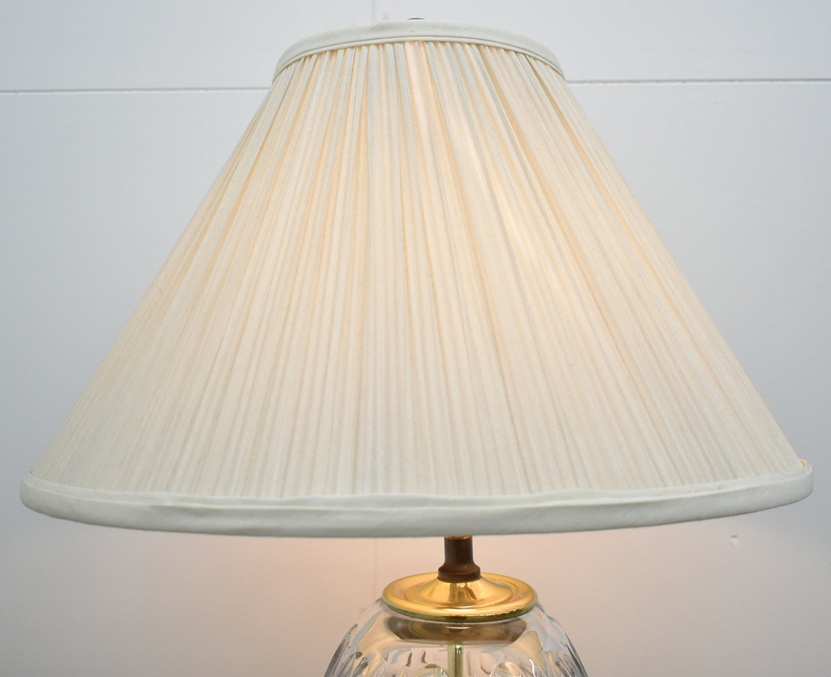 【中古】ドレクセルヘリテイジ　テーブルランプ　卓上照明　直径460　ガラス　2026011901【中古オフィス家具】