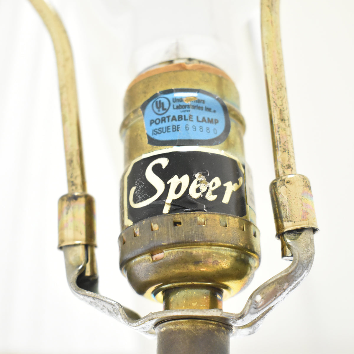 【中古】ドレクセルヘリテイジ　テーブルランプ　卓上照明　直径460　ガラス　2026011901【中古オフィス家具】