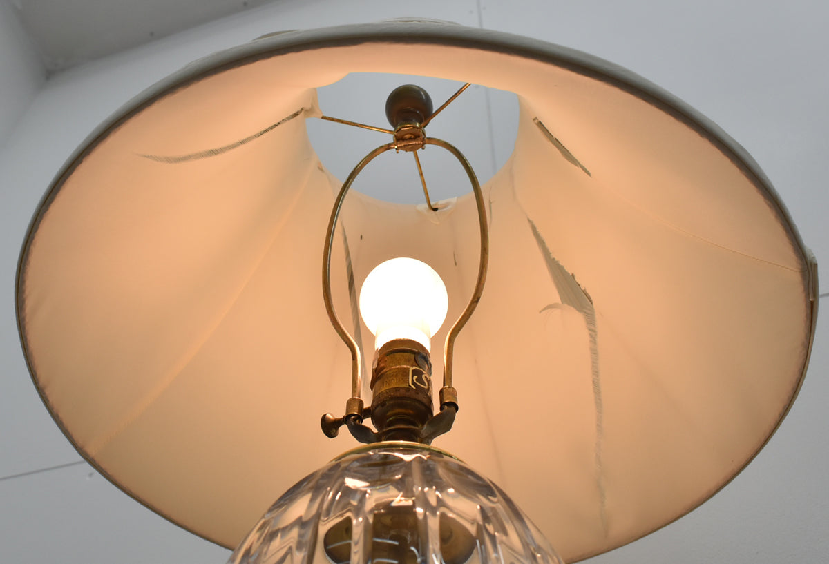 【中古】ドレクセルヘリテイジ　テーブルランプ　卓上照明　直径460　ガラス　2026011902【中古オフィス家具】