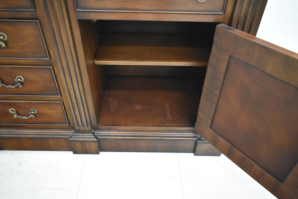 【中古】ドレクセルヘリテイジ　コヴィントンパークコレクション　サイドボード　天板・大理石　幅1930　木製　2026011903【中古オフィス家具】