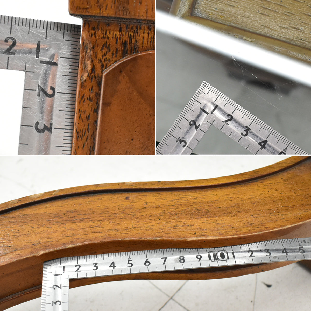 【中古】ドレクセルヘリテイジ　フランチェスカ　ガラスセンターテーブル　全幅1325　木製　2026011904【中古オフィス家具】