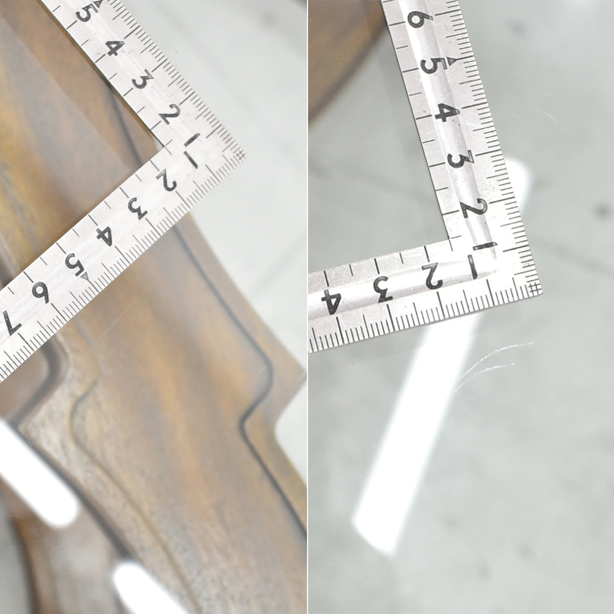 【中古】ドレクセルヘリテイジ　フランチェスカ　ガラスセンターテーブル　全幅1325　木製　2026011904【中古オフィス家具】