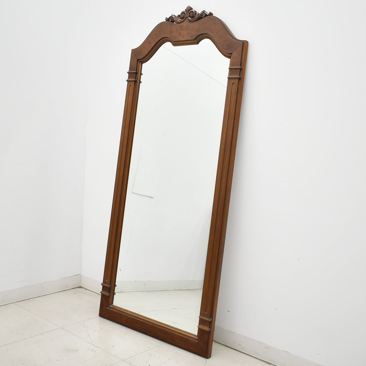 【中古】ドレクセルヘリテイジ　ウォールミラー　姿見　全幅1605　木製　2026011906【中古オフィス家具】