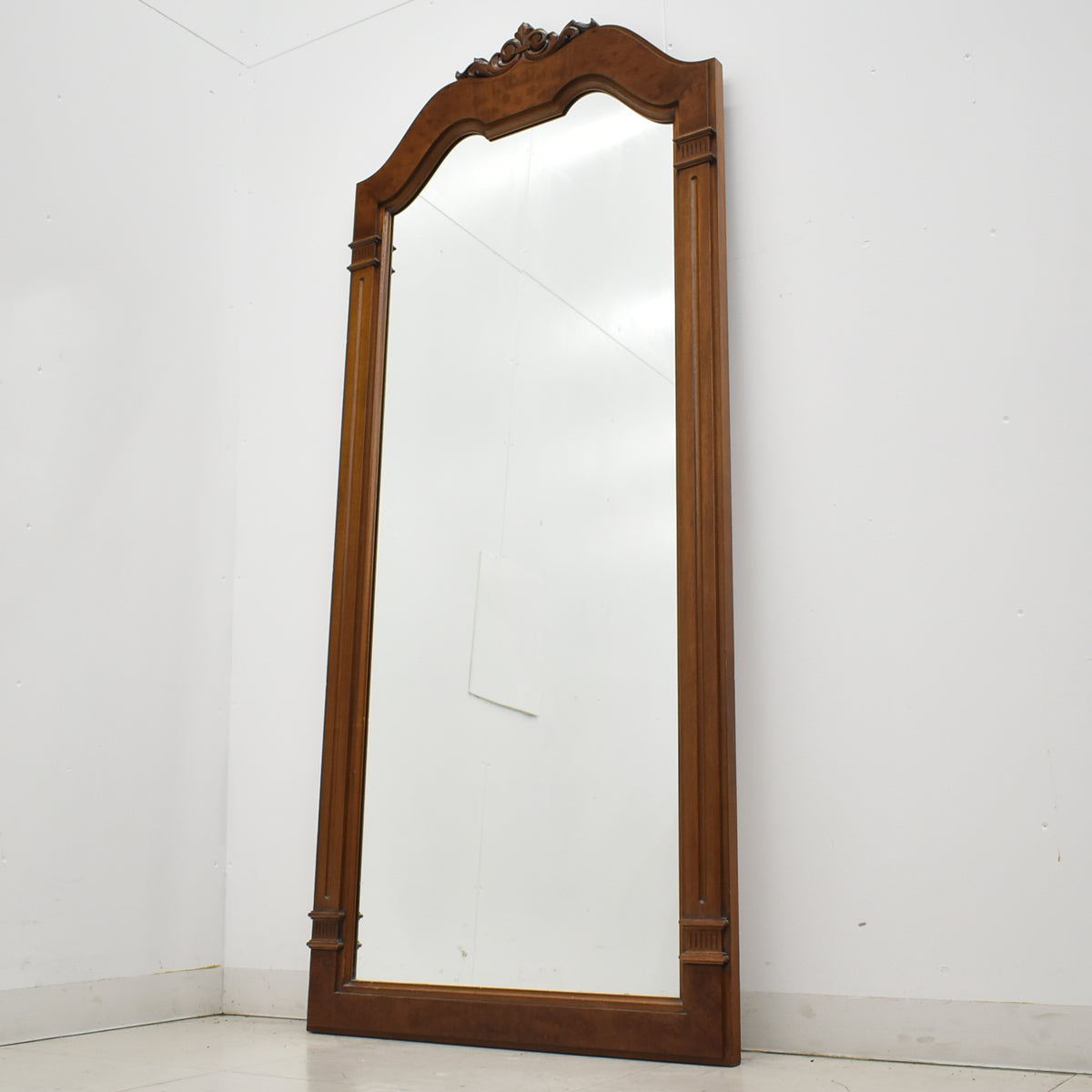 【中古】ドレクセルヘリテイジ　ウォールミラー　姿見　全幅1605　木製　2026011906【中古オフィス家具】