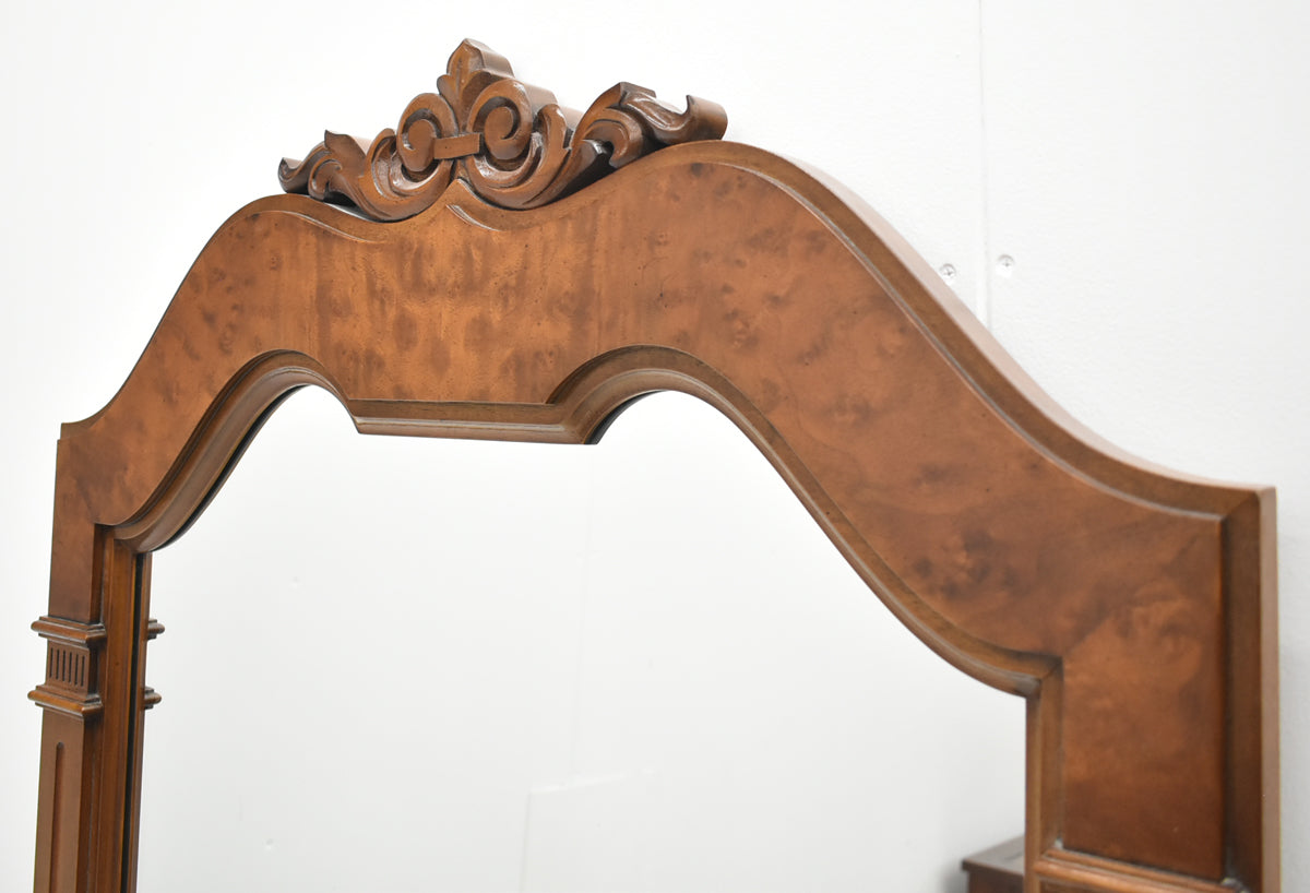 【中古】ドレクセルヘリテイジ　ウォールミラー　姿見　全幅1605　木製　2026011906【中古オフィス家具】