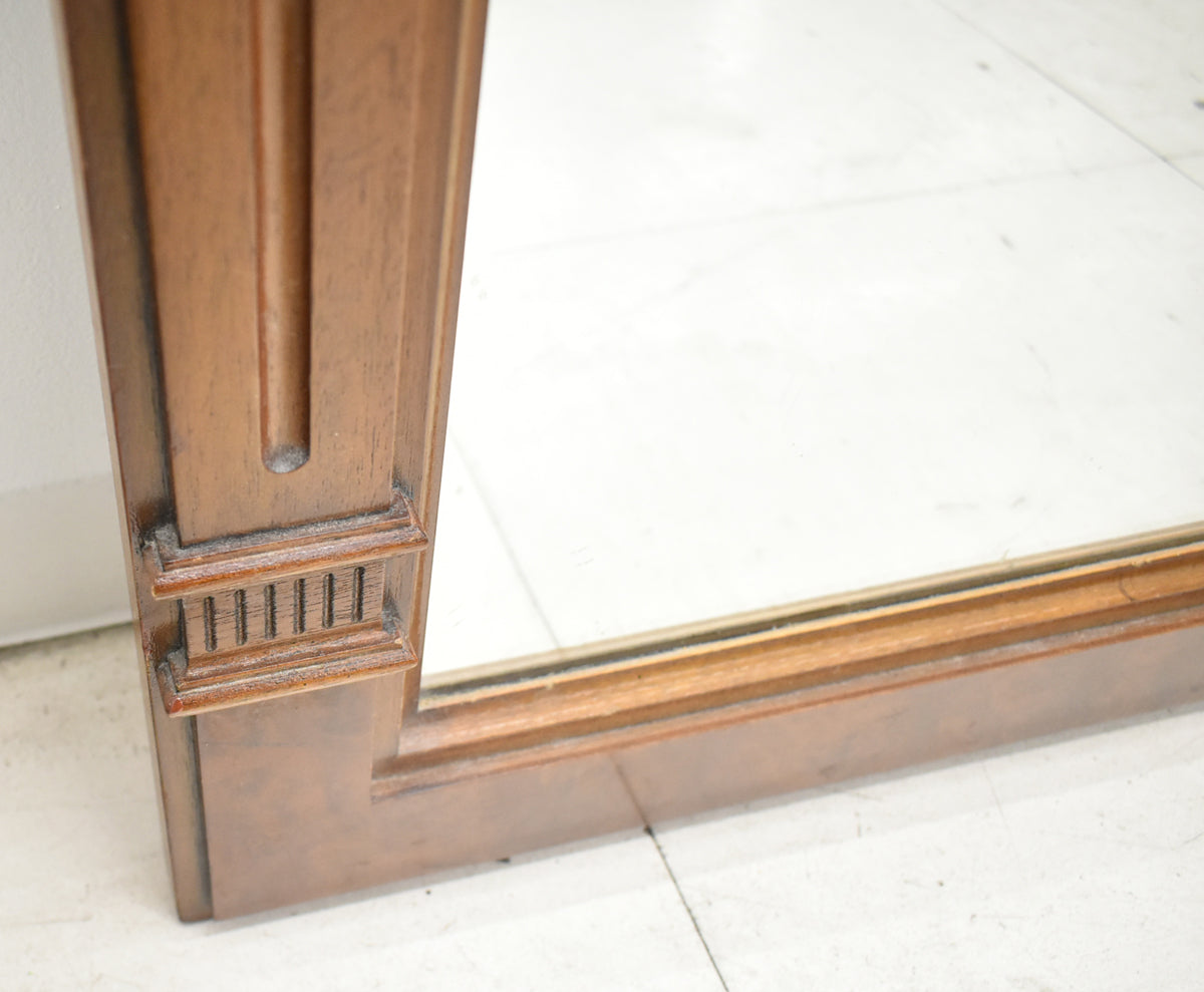 【中古】ドレクセルヘリテイジ　ウォールミラー　姿見　全幅1605　木製　2026011906【中古オフィス家具】