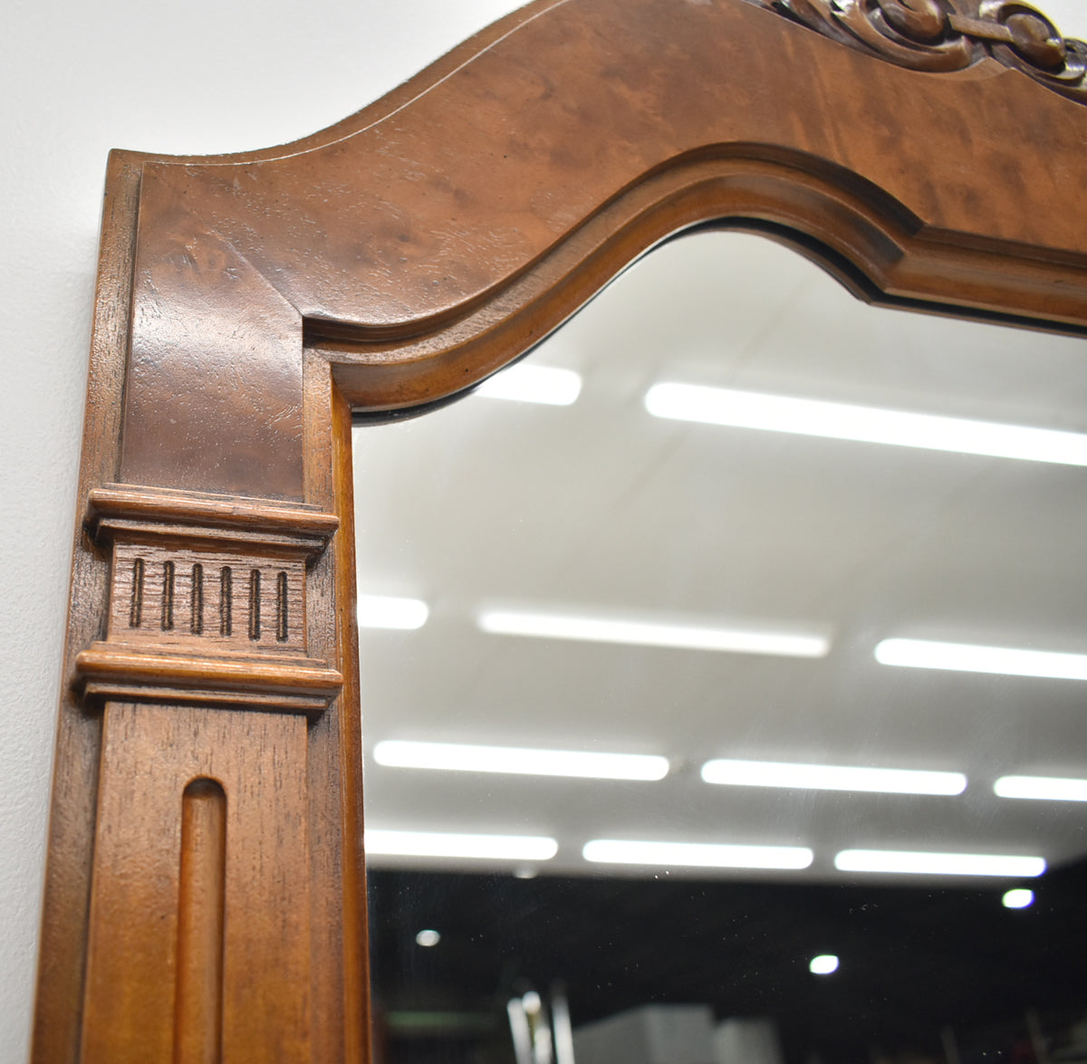 【中古】ドレクセルヘリテイジ　ウォールミラー　姿見　全幅1605　木製　2026011906【中古オフィス家具】