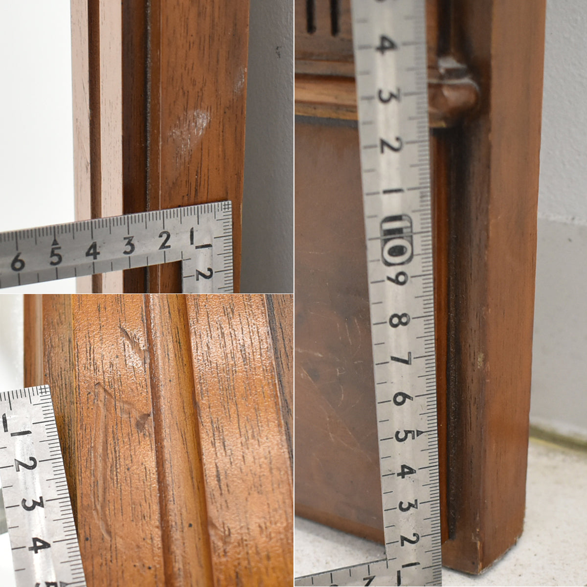 【中古】ドレクセルヘリテイジ　ウォールミラー　姿見　全幅1605　木製　2026012001【中古オフィス家具】