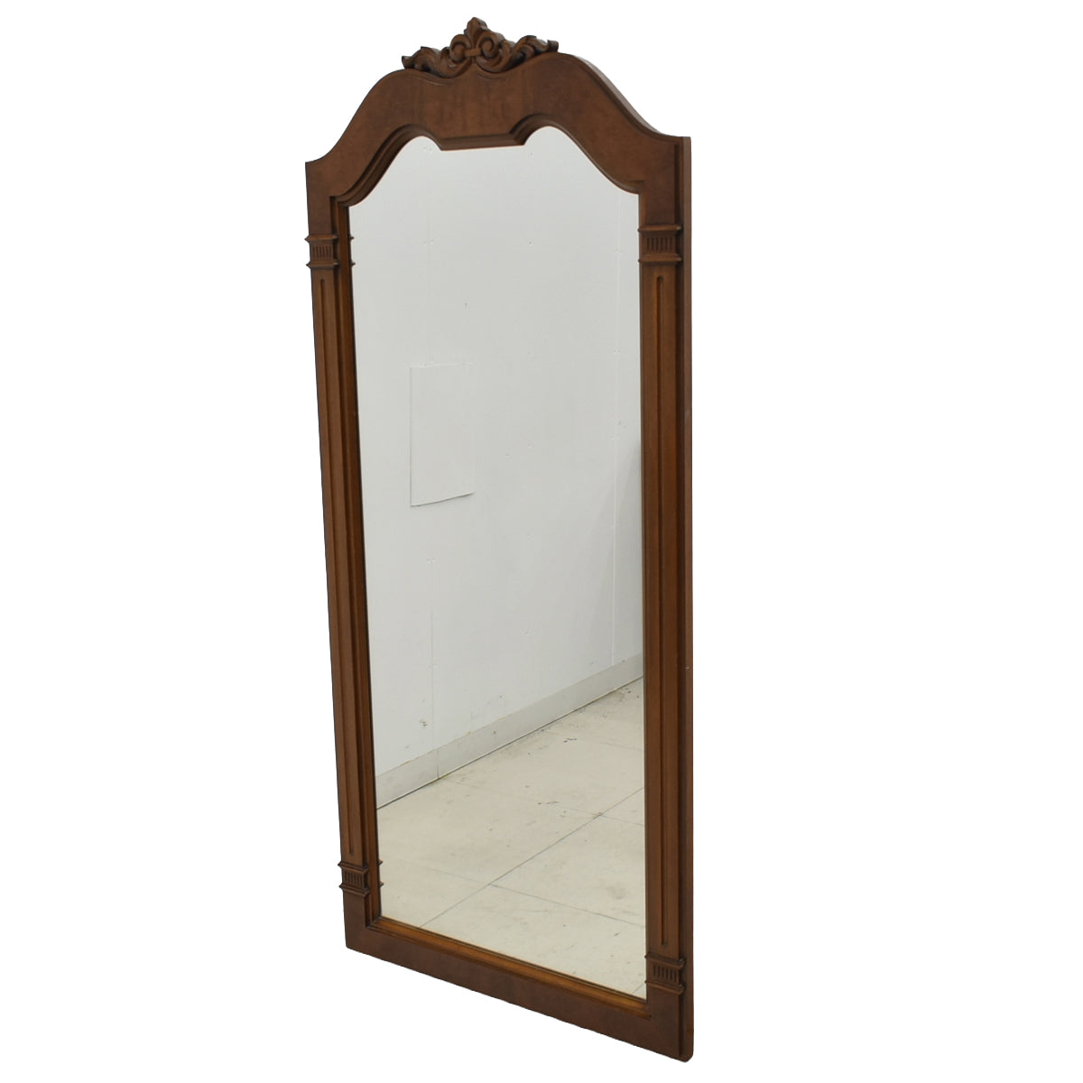 【中古】ドレクセルヘリテイジ　ウォールミラー　姿見　全幅1605　木製　2026012001【中古オフィス家具】