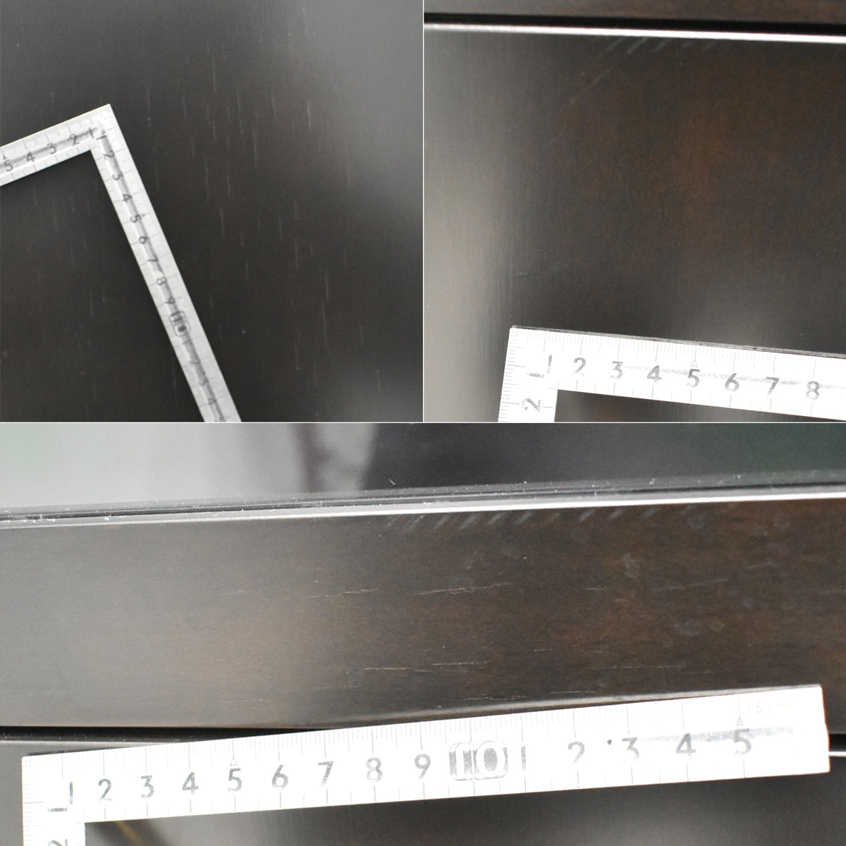 【中古】オカムラ　EX-42　両開き書棚　ガラス扉　幅1800　ダークブラウン　2026012103【中古オフィス家具】