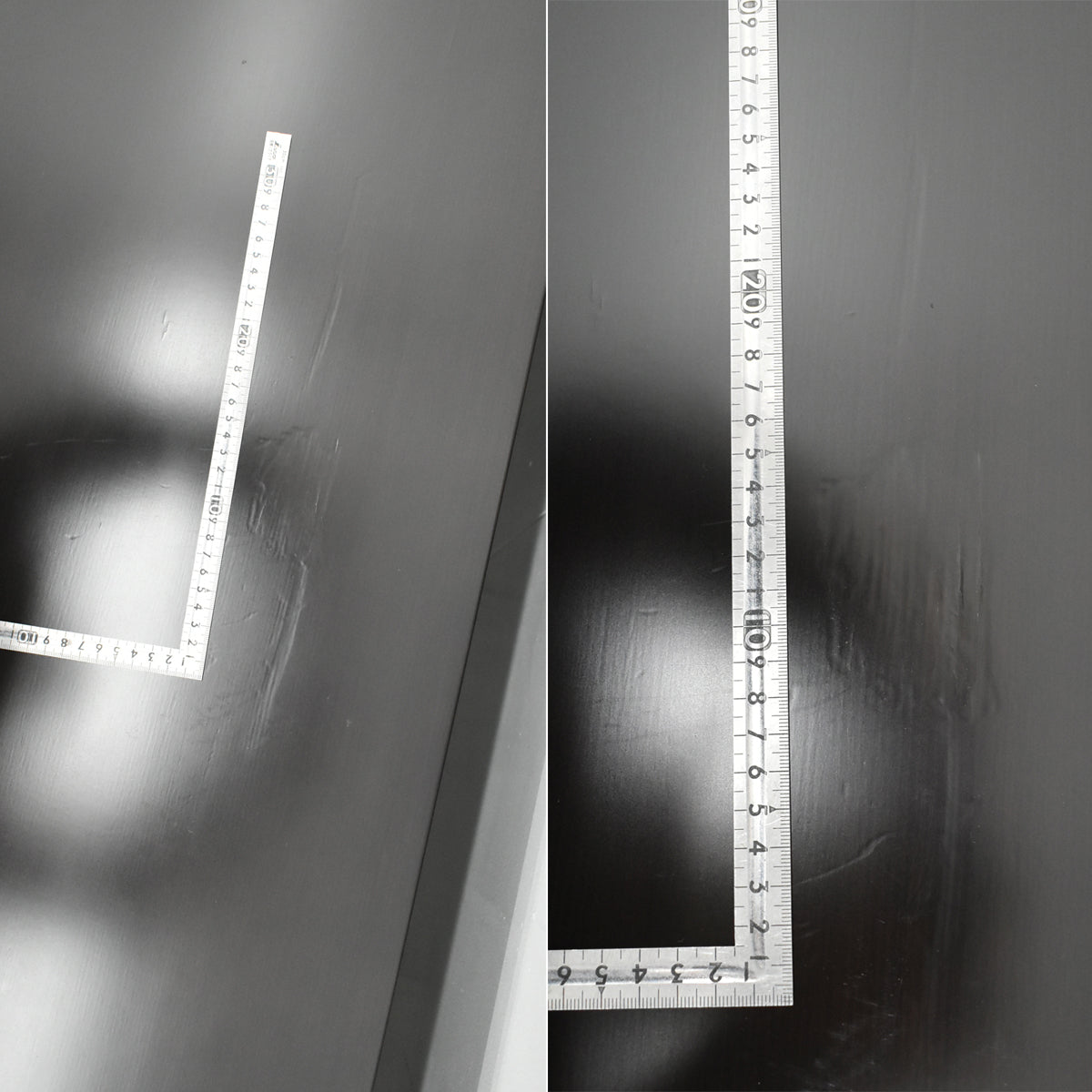 【中古】オカムラ　マスターラインII　クレデンザ（サイドボード）ガラス扉タイプ　ソフトクローズ機能　幅1840　ダークブラウン　2026012104【中古オフィス家具】