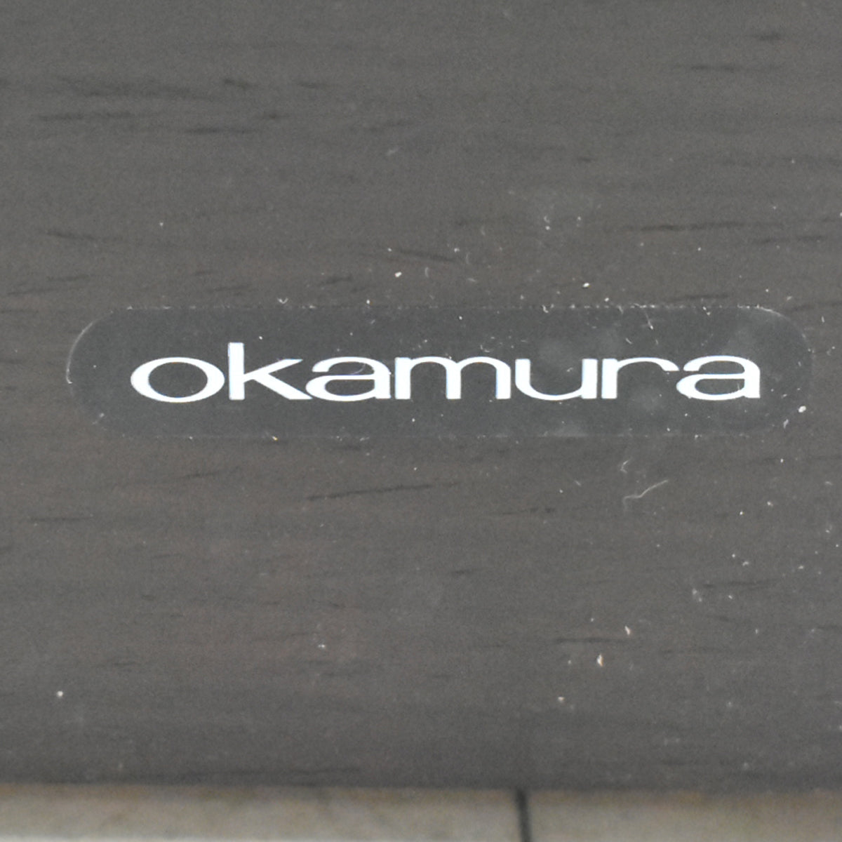 【中古】オカムラ　マスターラインII　クレデンザ（サイドボード）ガラス扉タイプ　ソフトクローズ機能　幅1840　ダークブラウン　2026012104【中古オフィス家具】