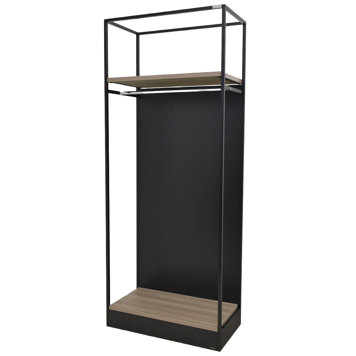 【中古】オカムラ　ライブスシェルフ（Lives Shelf）シリーズ　コートハンガーユニット　ブラック　幅900　2026012201【中古オフィス家具】