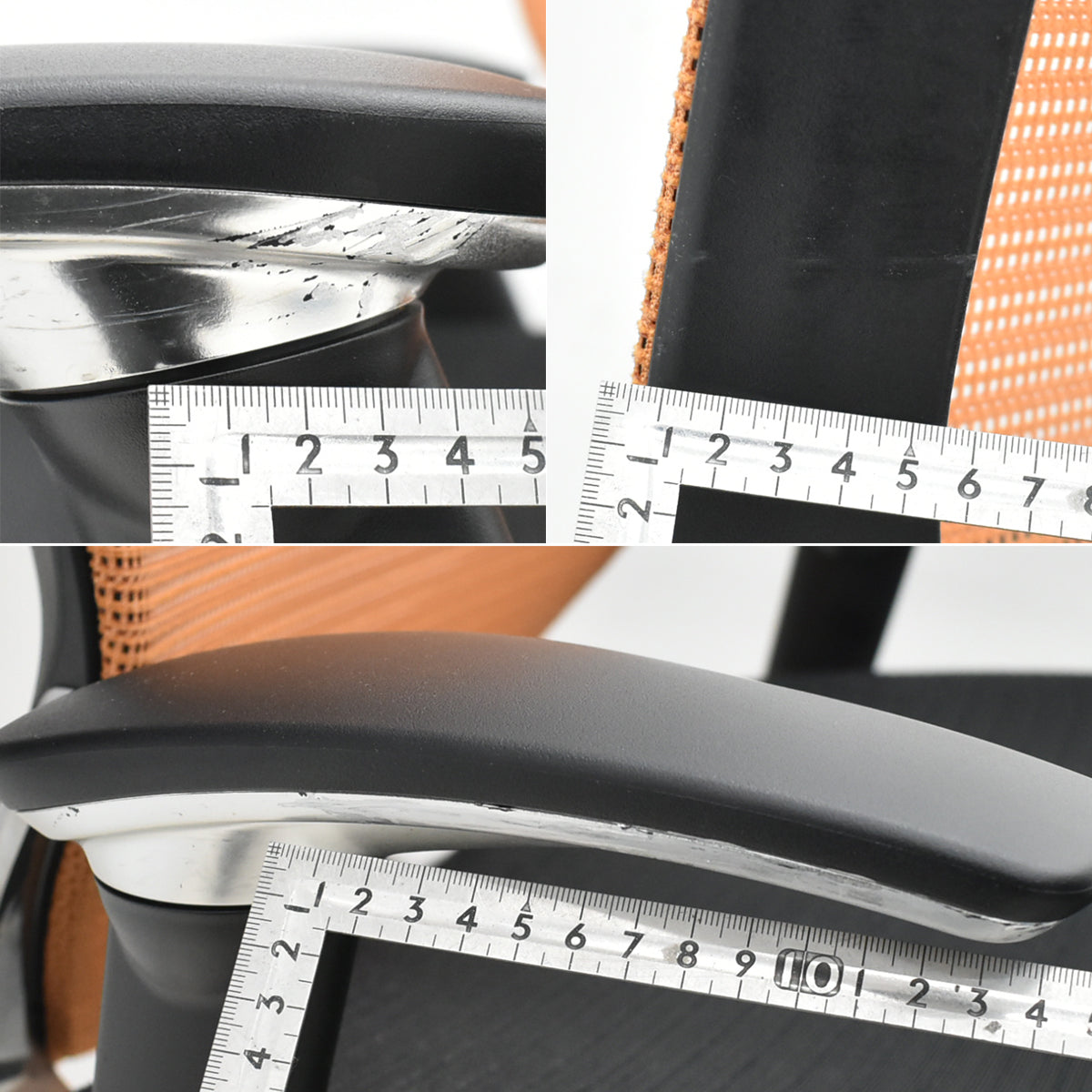 【中古】オカムラ　バロン　ハイバック　可動肘　ポリッシュ　ブラック×オレンジ　肘パッド新品　2026012204【中古オフィス家具】