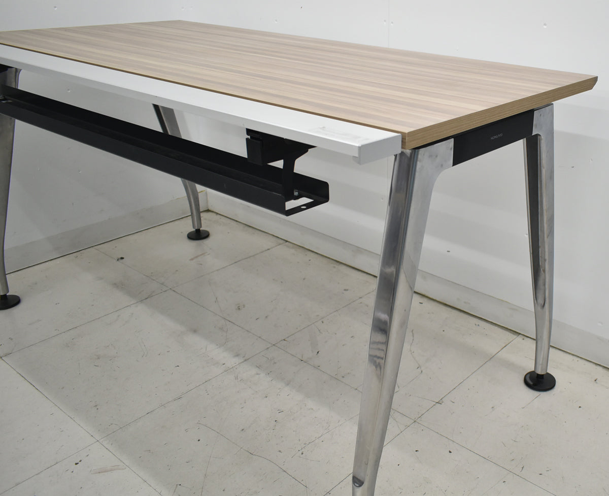 【中古】コクヨ　SAIBI　マネージメントデスク　ポリッシュ脚　幅1400　2026012601【中古オフィス家具】