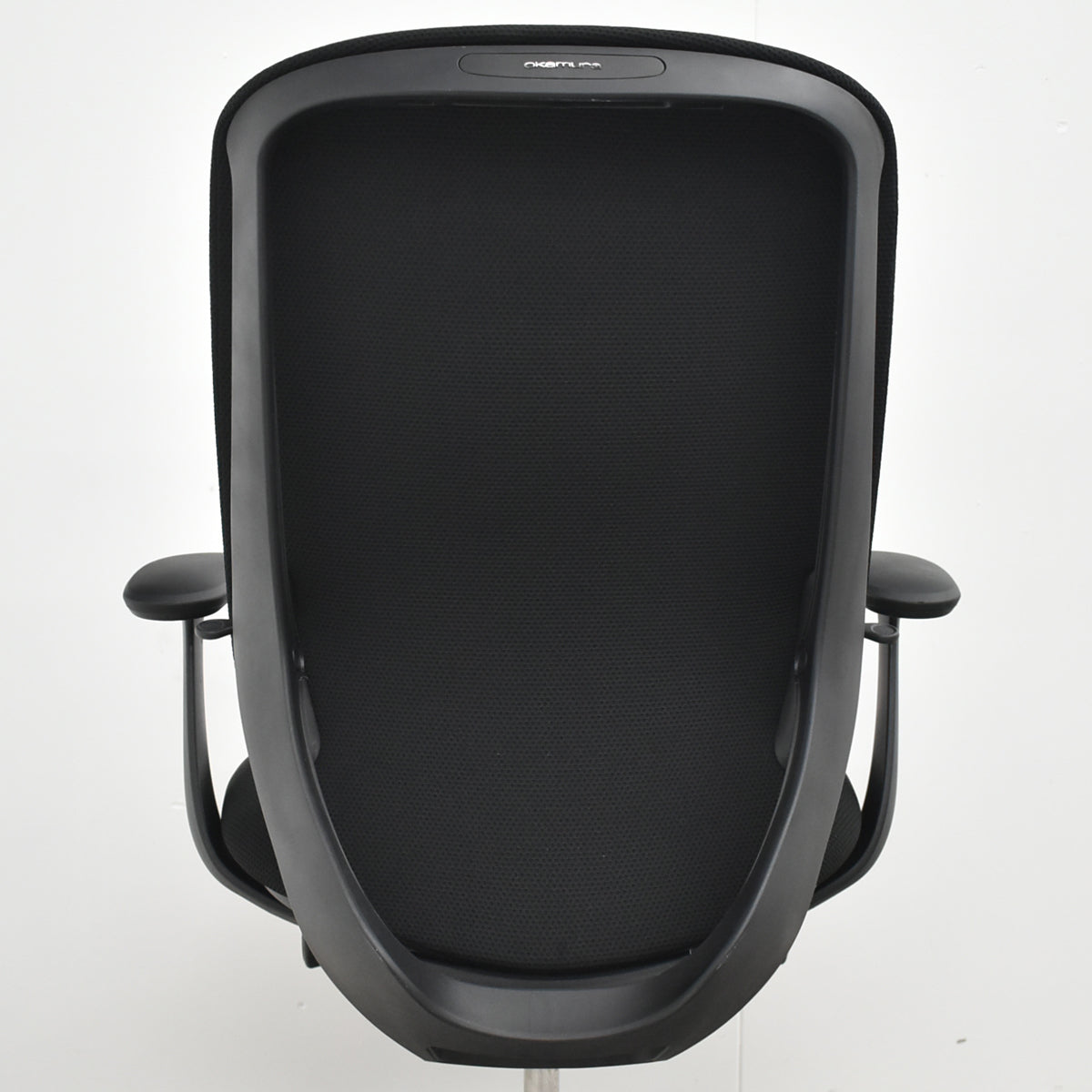 【中古】オカムラ　シルフィー　ハイバック　固定肘　バックカーブアジャスト　前傾機能　ブラック　2026012602【中古オフィス家具】