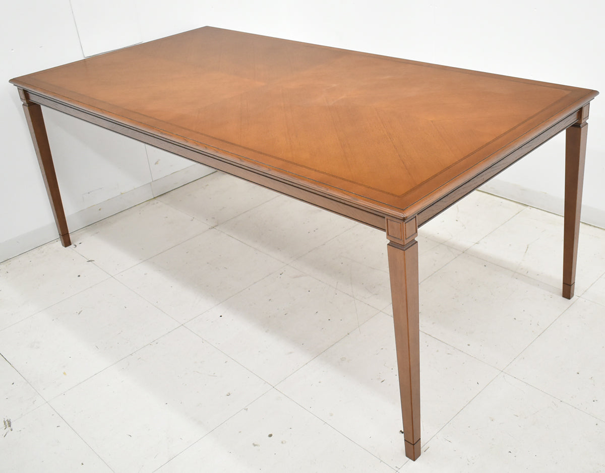 【中古】カンディハウス　バートン＋シェルヴ　高級ダイニング６点セット　木製　幅1800　2026012901【中古オフィス家具】