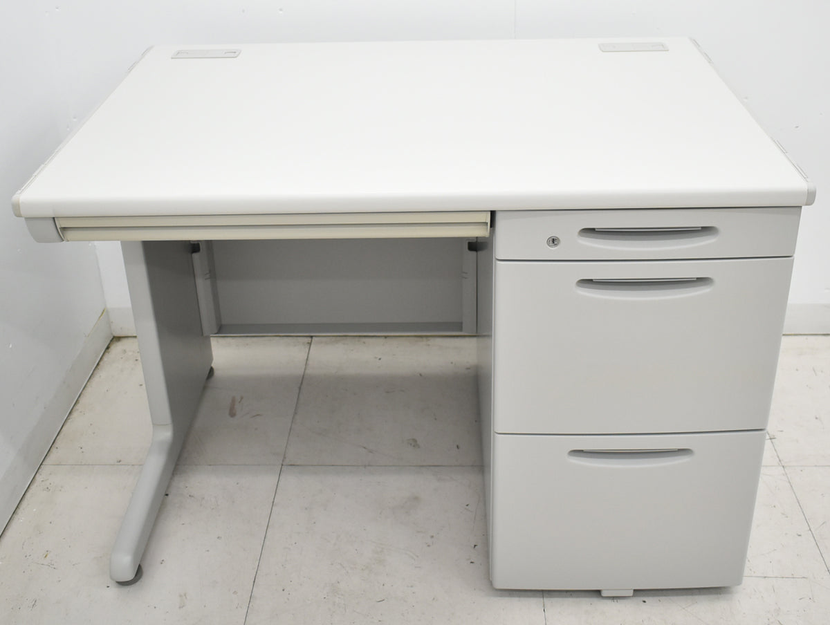 【中古】オカムラ　SD片袖デスク　W1000　2026012904【中古オフィス家具】