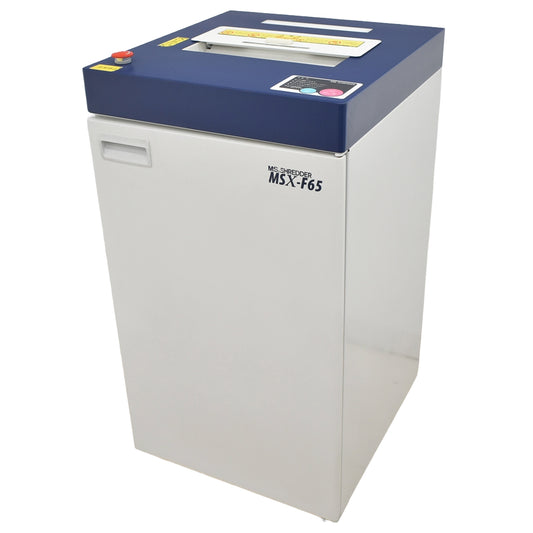 【中古】明光商会　MSシュレッダー　MSX-F65　幅500　2026020201【中古オフィス家具】