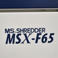 【中古】明光商会　MSシュレッダー　MSX-F65　幅500　2026020202【中古オフィス家具】