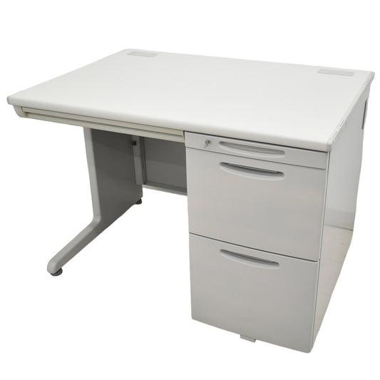 【中古】オカムラ　SDスタンダード片袖デスク107　幅1000　2026020304【中古オフィス家具】