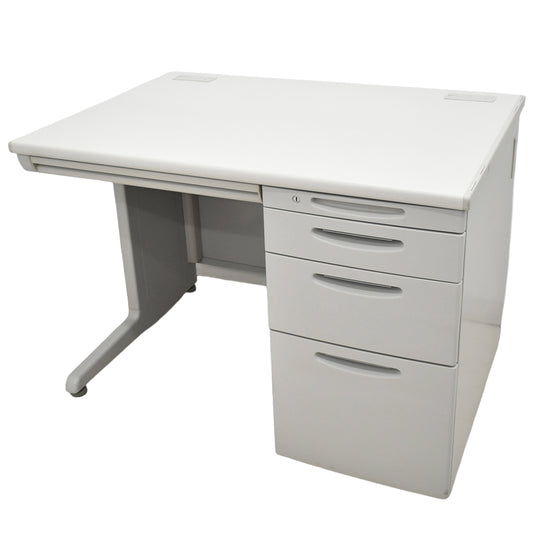 【中古】オカムラ　SDスタンダード片袖デスク107　幅1000　2026020305【中古オフィス家具】