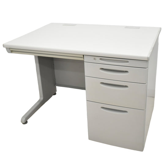 【中古】オカムラ　SD-V片袖デスク107　幅1000　2026020306【中古オフィス家具】