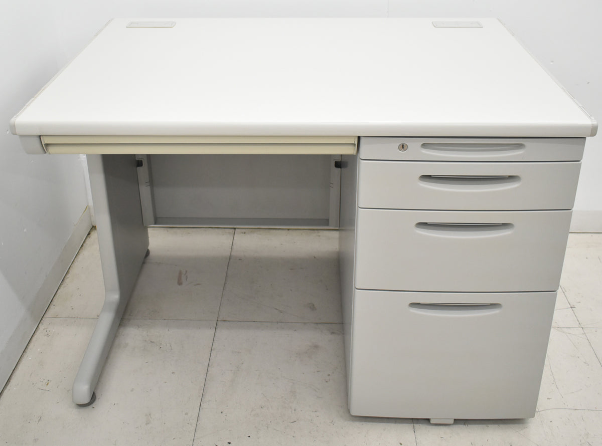 【中古】オカムラ　SDスタンダード片袖デスク　幅1000　2026020401【中古オフィス家具】