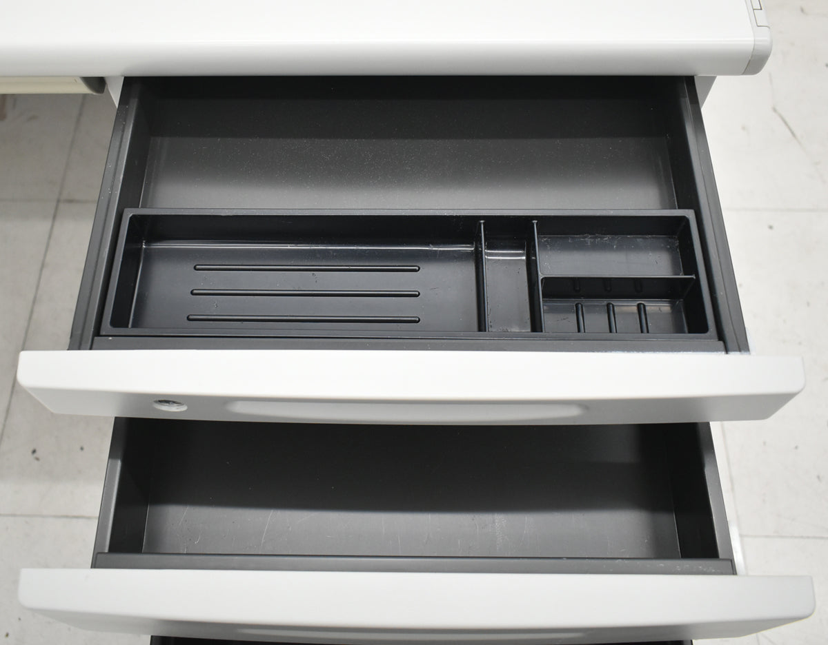 【中古】オカムラ　SDスタンダード片袖デスク　幅1000　2026020401【中古オフィス家具】