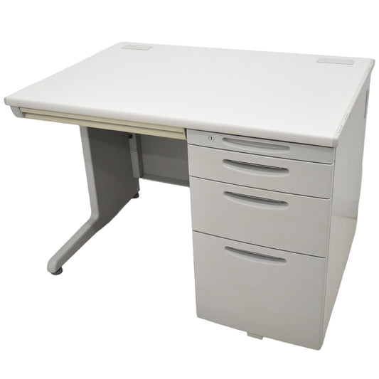 【中古】オカムラ　SDスタンダード片袖デスク　幅1000　2026020401【中古オフィス家具】