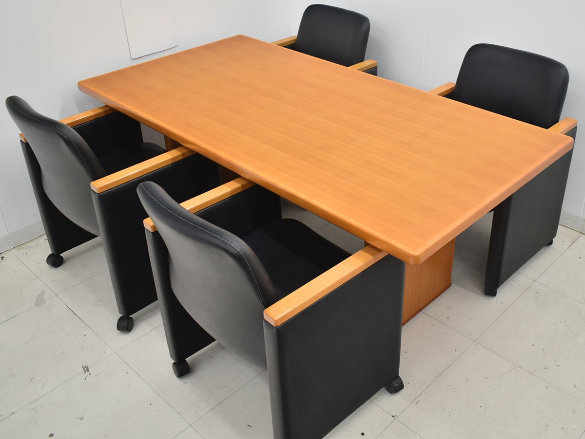 【中古】イトーキ　応接会議５点セット　幅1800　2026020402【中古オフィス家具】