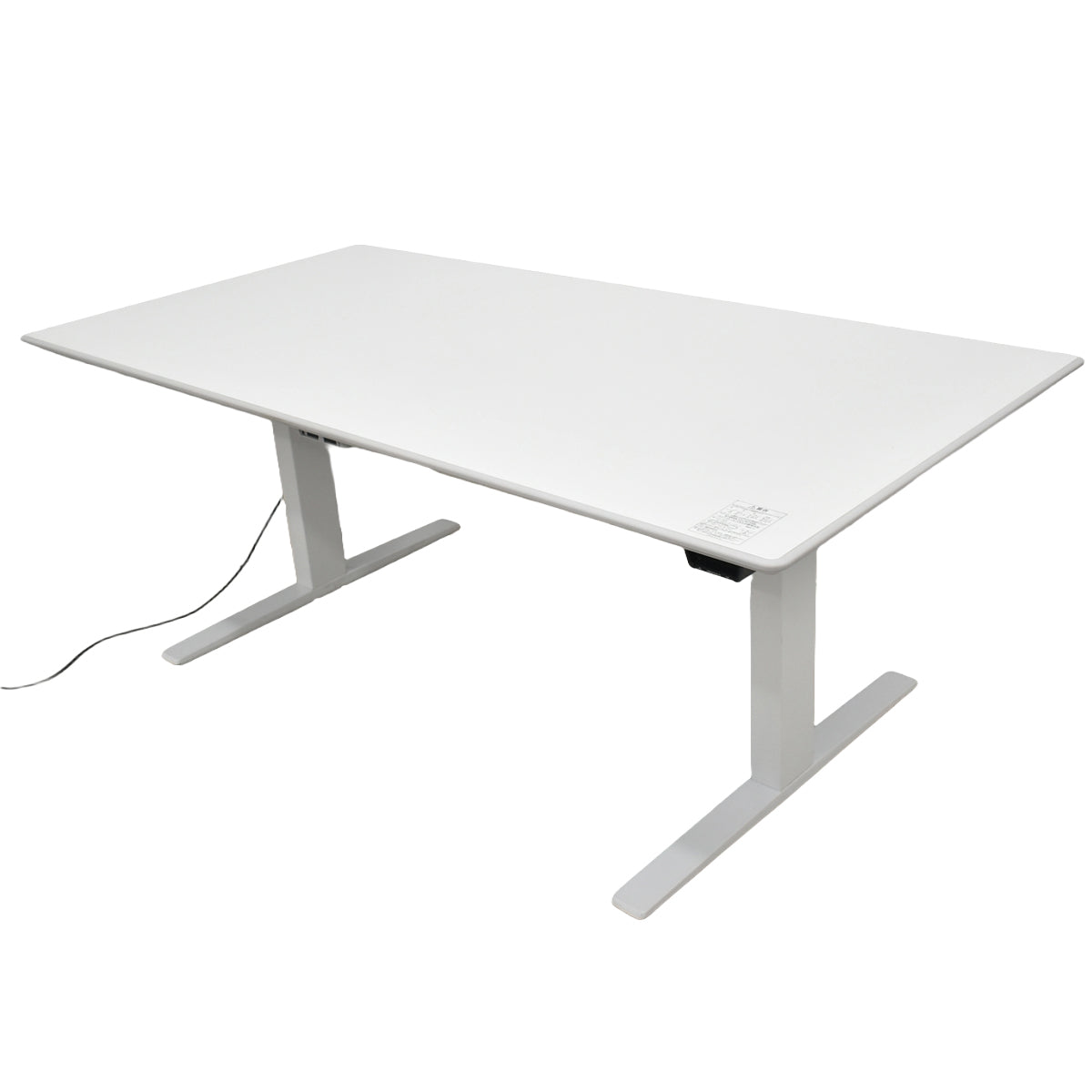 【中古】オカムラ　スイフト　ミーティングテーブル　コンセントタップ１か所付　コントロールレバータイプ　幅1800　2026020404【中古オフィス家具】