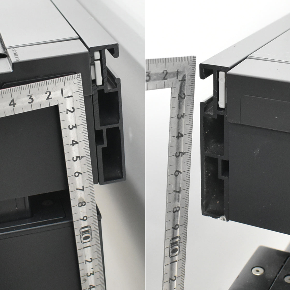 【中古】オカムラ　プロステージクレストUD　電動昇降L型デスク　コントロールスイッチインジゲーターメモリ機能　幅1570　2026020502【中古オフィス家具】