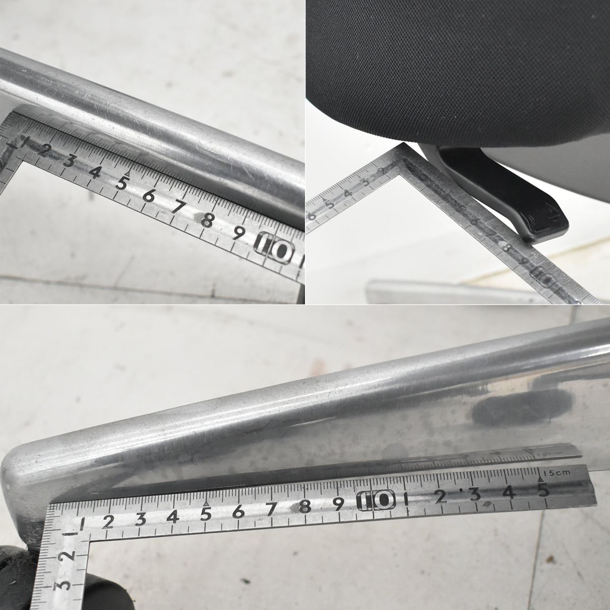 【中古】コクヨ　プント　ハイバック　固定肘（アルミ肘）革張り　エアランバーサポート　ブラック　2026020903【中古オフィス家具】