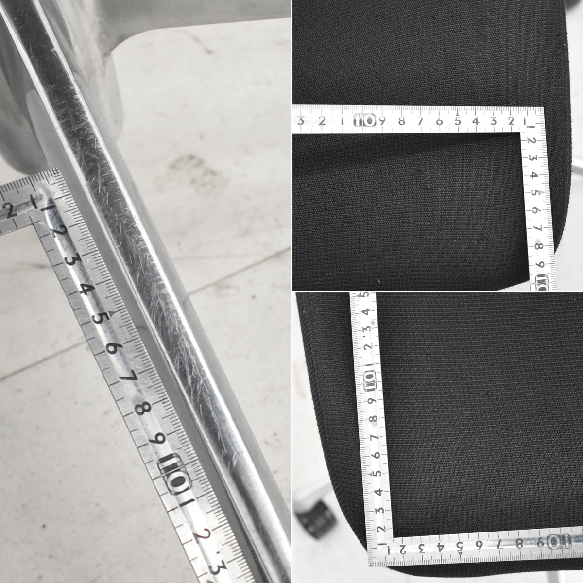 【中古】オカムラ　バロン　ローバック　ポリッシュ脚　肘なし　ブラック　2026020904【中古オフィス家具】