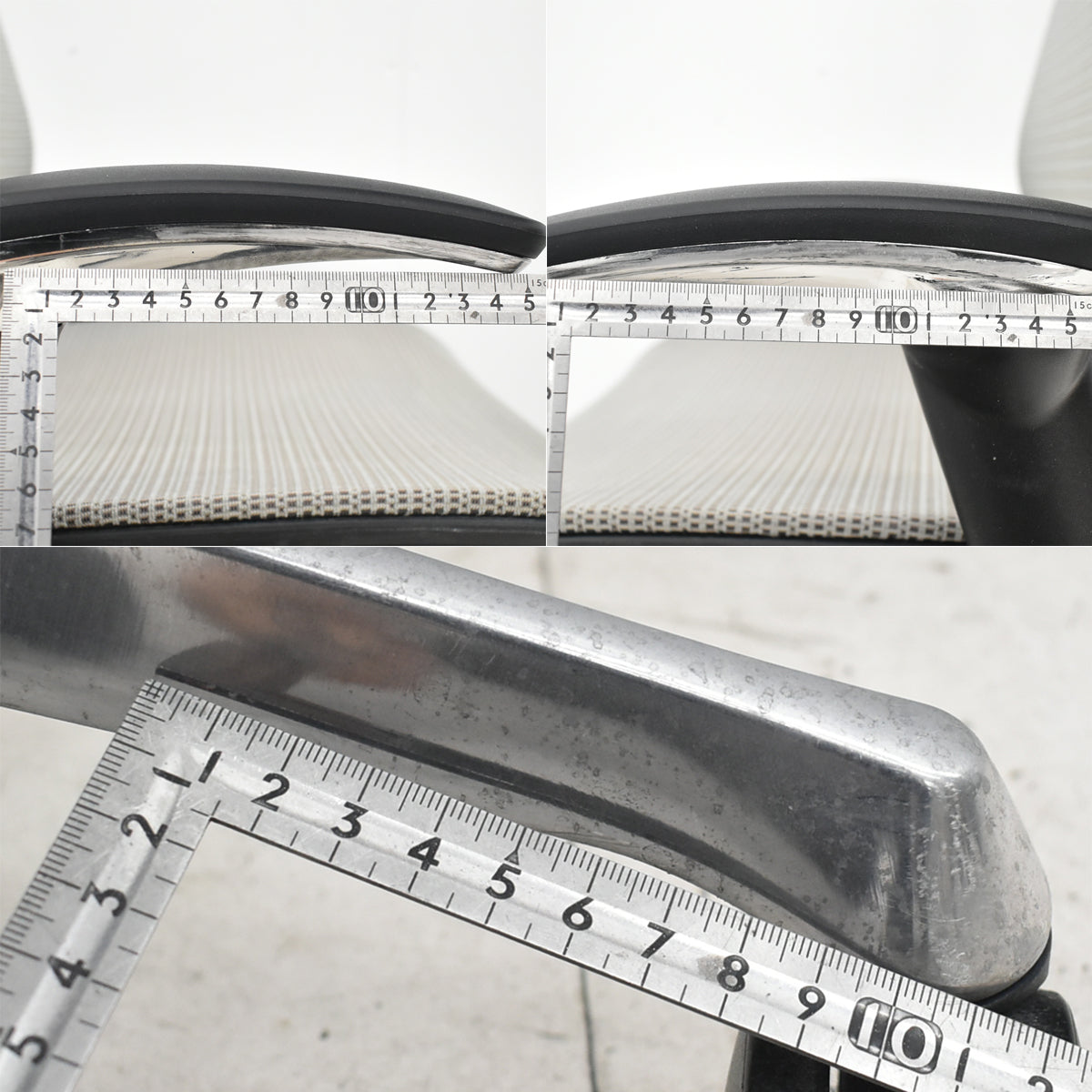 【中古】オカムラ　バロン　ハイバック　可動肘　ポリッシュ　グレー　肘パッド新品　2026020905【中古オフィス家具】