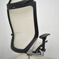 【中古】オカムラ　バロン　エクストラハイバック　固定ヘッドレスト　可動肘　シルバー脚　2026021201【中古オフィス家具】