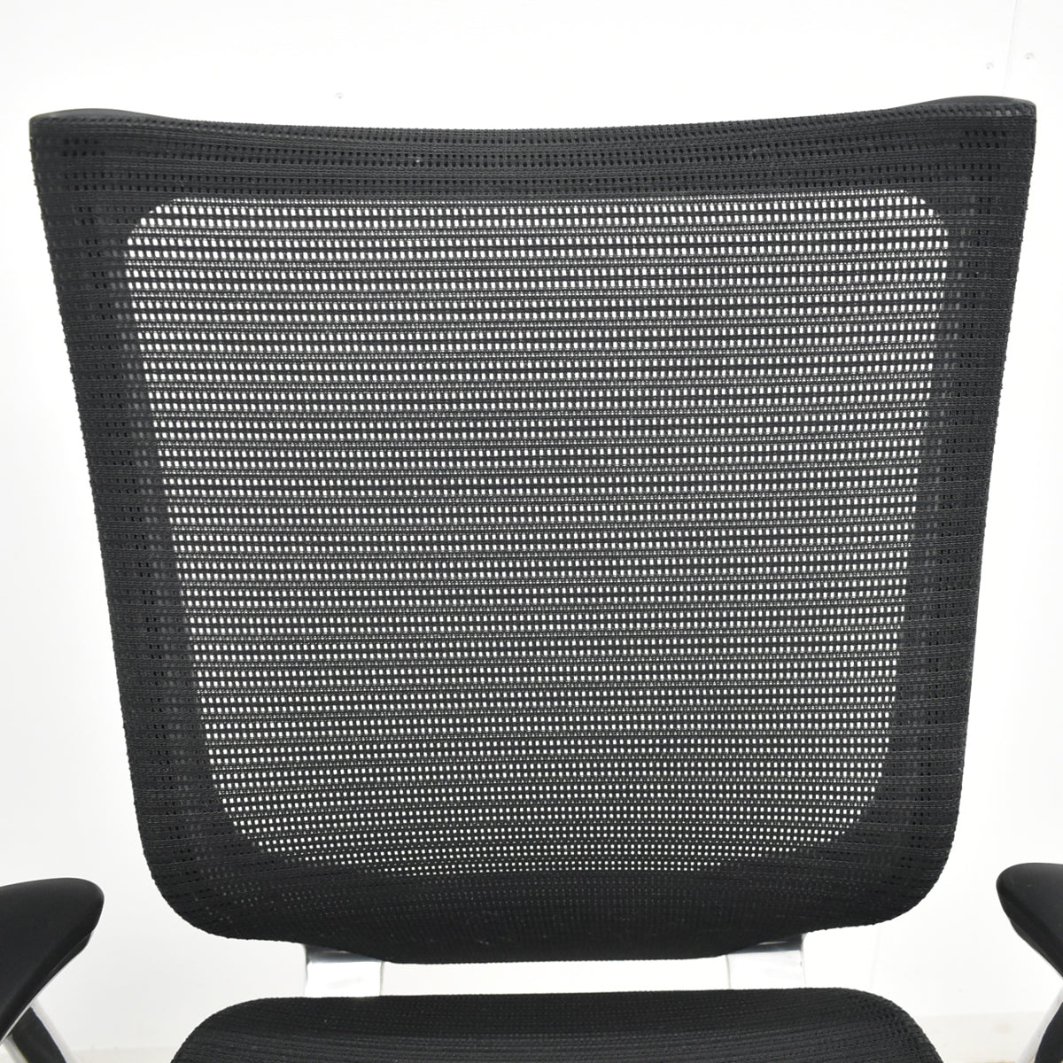 【中古】オカムラ　バロン　肘パッド新品　ハイバック　固定肘　ポリッシュ　ブラック　2026021203【中古オフィス家具】