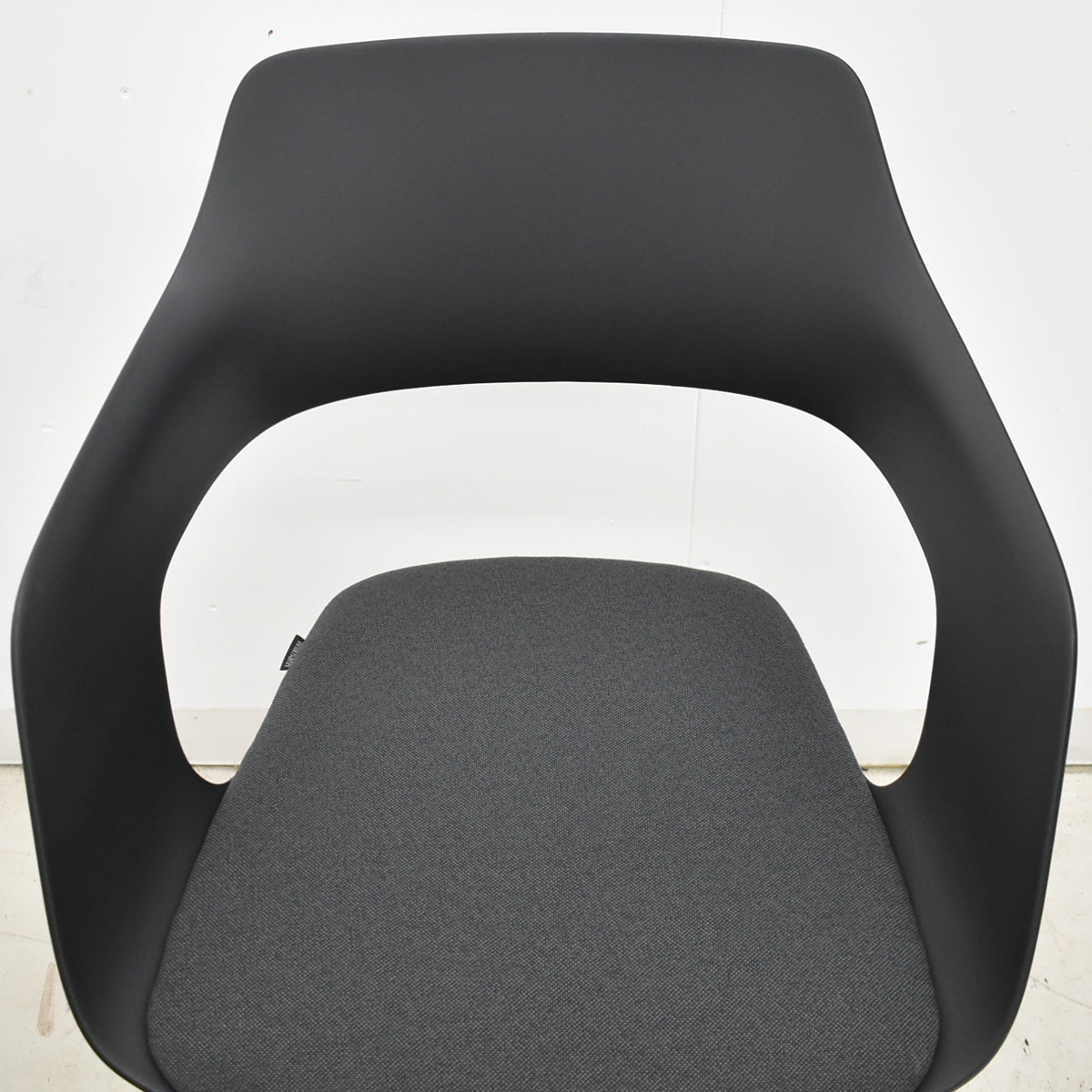 【中古】ウィルクハーン　222renge OCCO　オッコ　座面クッション付　ウレタンキャスター　ブラック　2026021402【中古オフィス家具】