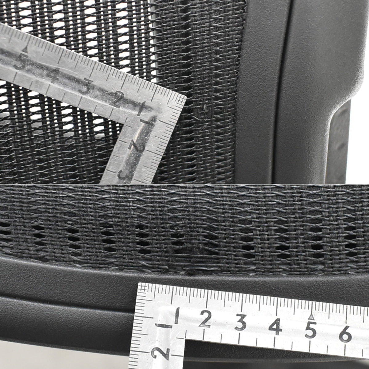 【中古】ハーマンミラー　アーロンチェア　スタンダード　Ｂサイズ　ランバーサポート　ブラック　2026021403【中古オフィス家具】