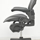 【中古】ハーマンミラー　アーロンチェア　スタンダード　Ｂサイズ　ランバーサポート　ブラック　2026021403【中古オフィス家具】