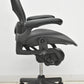 【中古】ハーマンミラー　アーロンチェア　スタンダード　Ｂサイズ　ランバーサポート　ブラック　2026021403【中古オフィス家具】