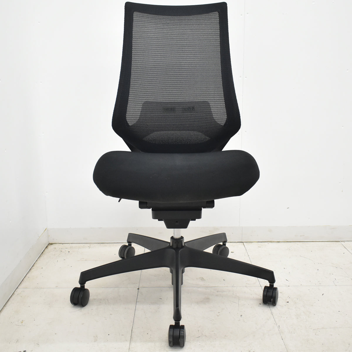 【中古】コクヨ　デュオラ　肘なし　ウレタンキャスター　ランバーサポート　2019年製　2026021602【中古オフィス家具】